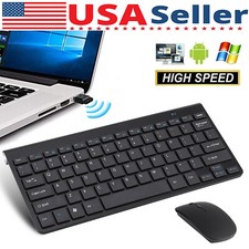 Mini Wireless Keyboard And Mouse Set Waterproof 2.4G For MAC Windows PC Computer