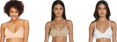 Hanes Women's Comfy Support Convertible Wireless T-Shirt Bra