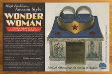 2001 DC Direct Wonder Woman Tiara, Bracelets, Earrings Print Ad/Poster Promo Art