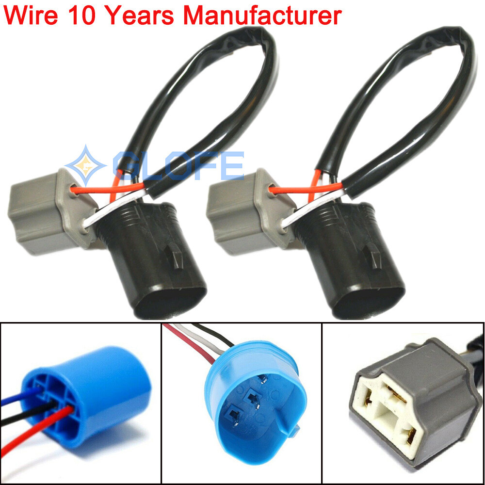 Headlight Adapter 9007/9004/HB1/HB5 High-Temp Harness - Heavy Duty 12V ...