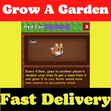 🟢Online🟢 Roblox Grow a Garden 🌱 Red Fox 🐶CHEAPEST and FAST DELIVERY