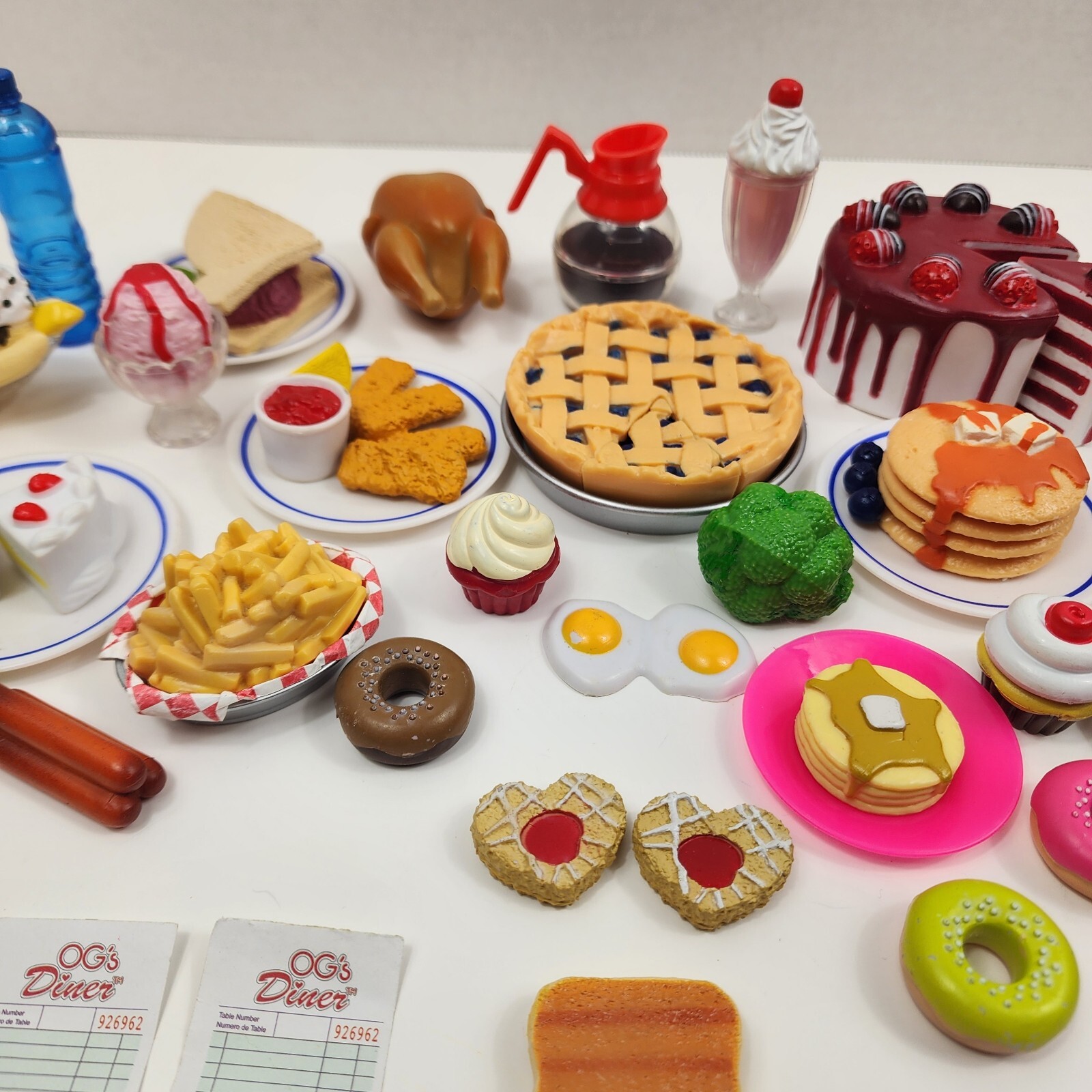 Our Generation Diner Doll Faux Food 39 Piece Lot Fits 18" OG AG My Life