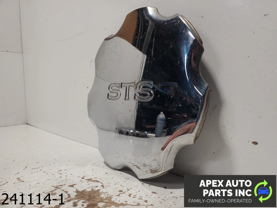 OEM 1992-1997 Cadillac Seville STS 1.3L Wheel Center Cap Silver Finish Foto 2 de 4