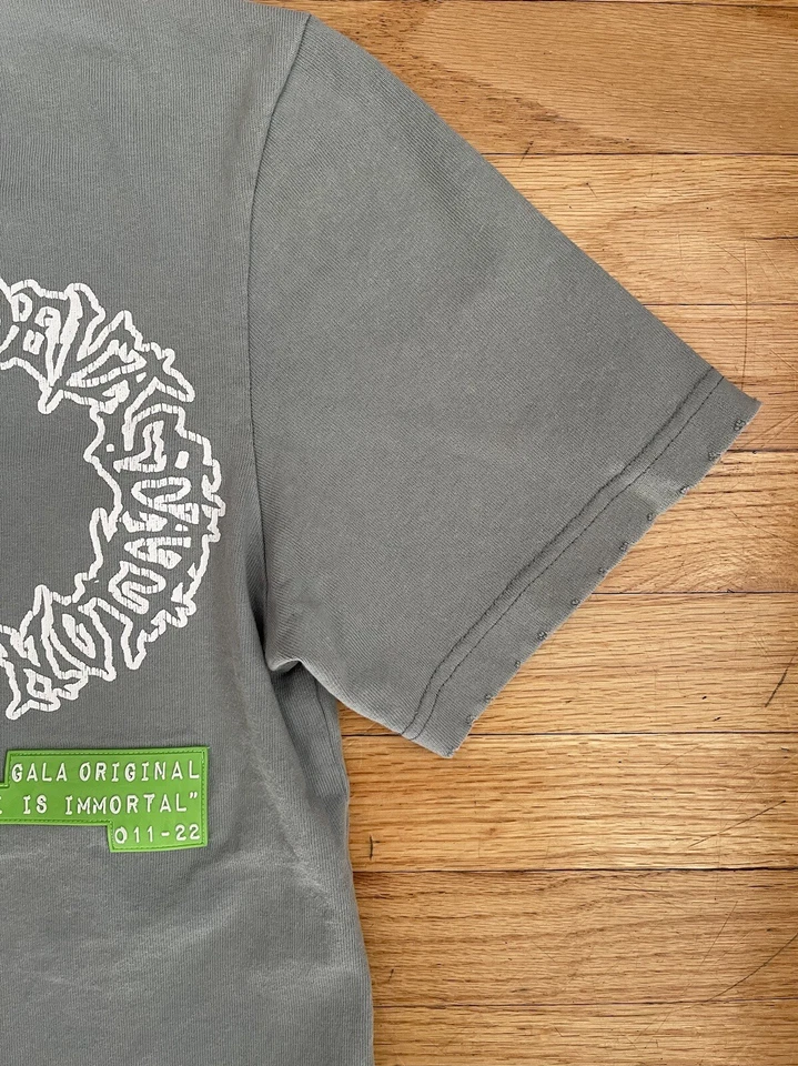 Gala Original T Shirt Mens S Ocean Immortal Distressed Graphic Tee - Image 2 of 4