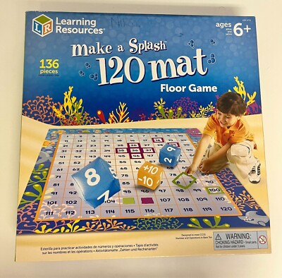 Learning Resources Make a Splash 120 Mat- Floor Game- Brand new-Never opened 
