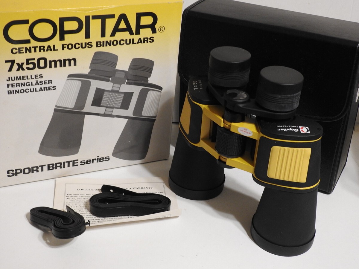 Vintage Copitar Sport Brite Series 7x50 Central Focus Binoculars Made in  Japan