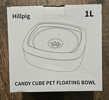 1L Pet Floating Water Bowl Dog Cat Anti-Spill Drinking Dish