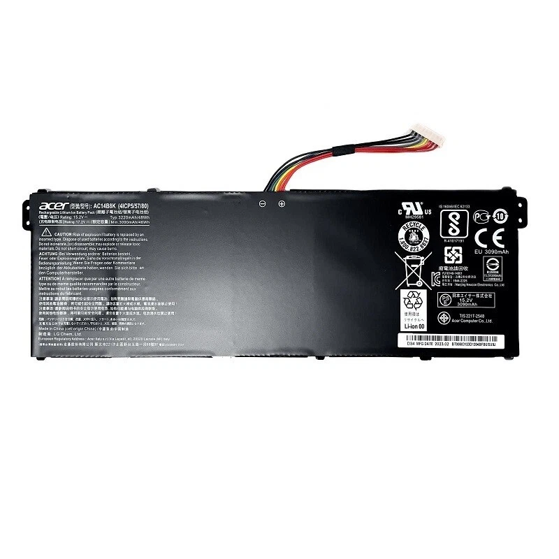 Nueva Batería Original AC14B8K AC14B3K Para Acer Nitro 5 AN515-51 AN515-52 AN515-53 Foto 3 de 4