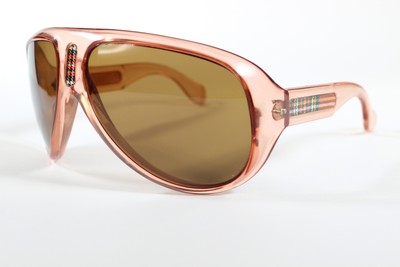 Jackie Stewart JS JV509 Transparent Pink Irregular Full Rim Vintage Herren Neu Gl