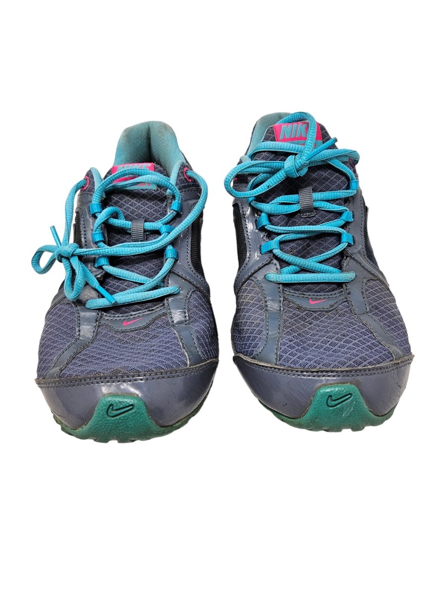 Nike Womens Reax Run Running Shoes Gray 599562 Mesh Low Top Lace