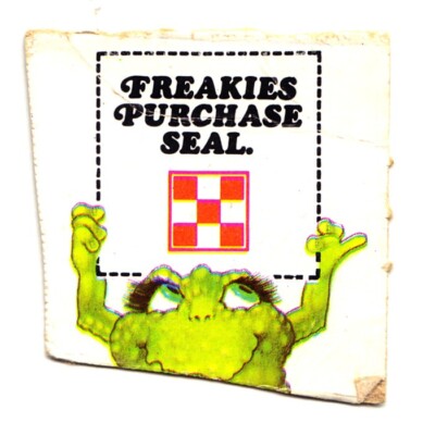 Ralston Freakies Cowmumble Purchase Seal From Freakies Cereal Box ...