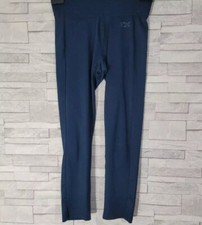 Ladies NEXT Leggings Blue Size 8 UK Cropped Gym Yoga Running Fitness