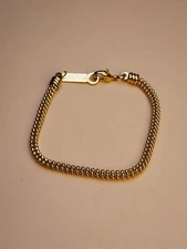 New Designer NAPIER Gold Tone Knobby Chain Bracelet 7 In Classy FREE $HIPPING!!
