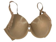Wacoal Bra 32DD Beige Lace Underwire Adjustable Straps Floral