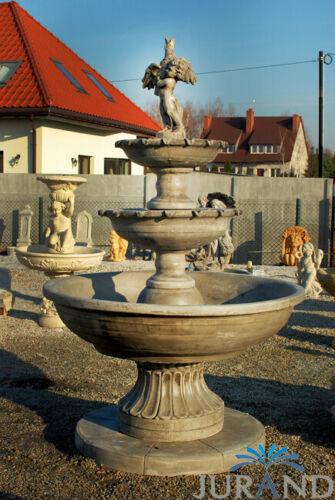 Springbrunnen Fontäne Fontaine Brunnen Wasserspiel Garten Deko Römisch 255cm - Bild 1 von 12