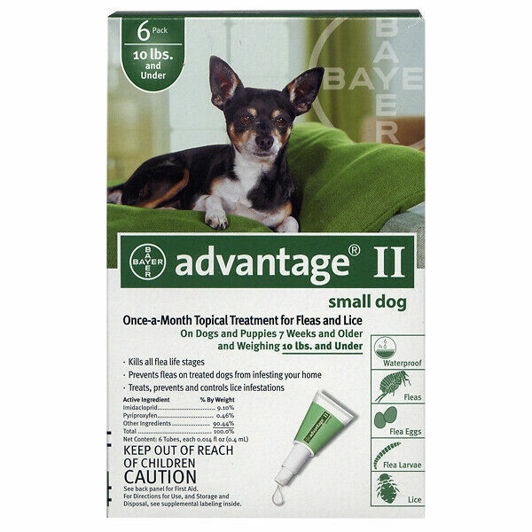 advantage ii small dog
