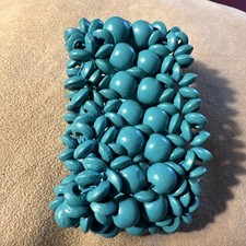 Handmade Turquoise Beaded Ethnic Style Stretchy Bracelet