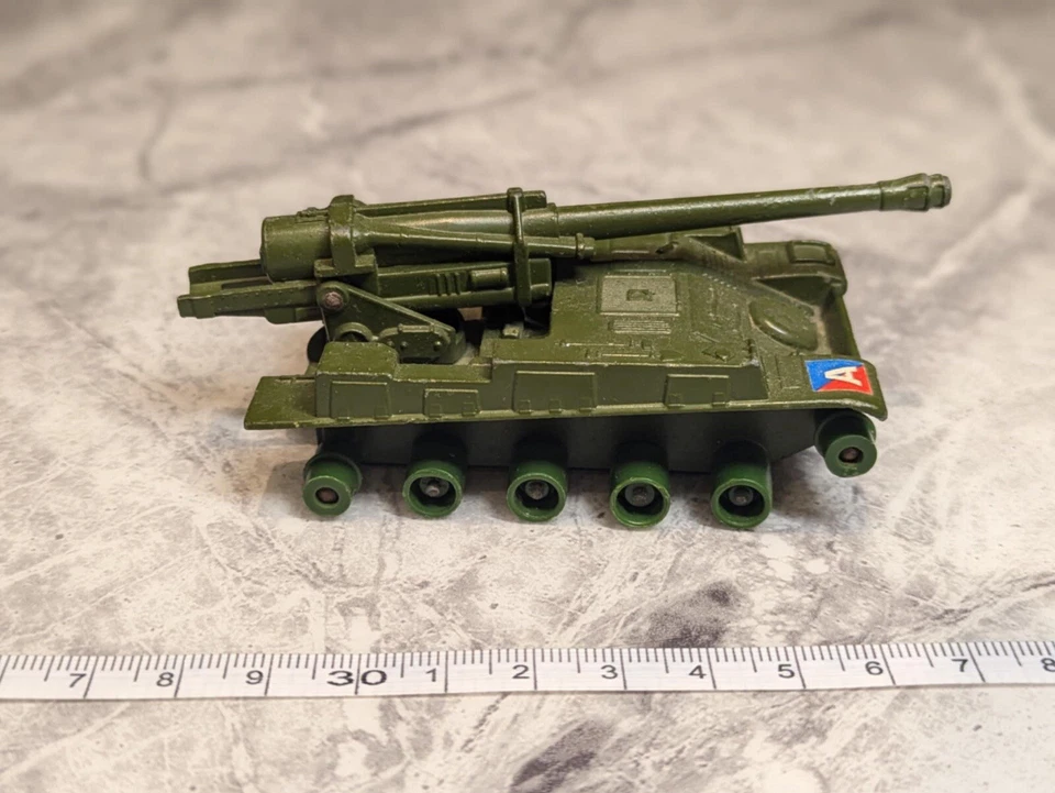 K-107 Matchbox Battle Kings 155mm S.P Howitzer Tank 1974. - Image 3 of 4