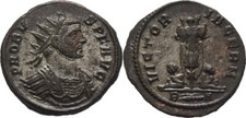 RÖMISCHE KAISERZEIT Antoninian Probus, 276-282 Billon Original Münze #J754
