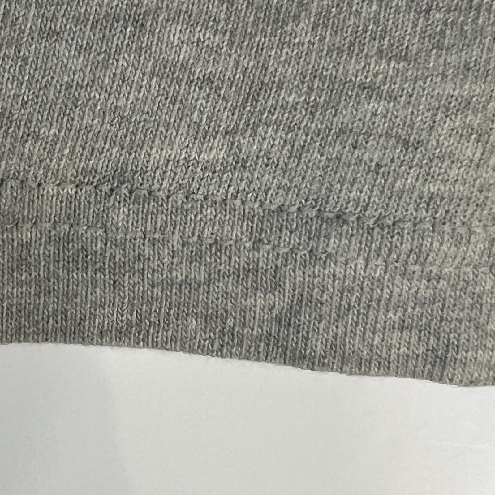 Vtg Champion Script Basic ringer collar  gray T S… - image 11