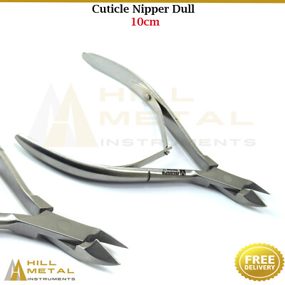 Cuticle Nipper Clipper Dull 10cm Dead Skin Hangnails Removing Manicure Pedicure