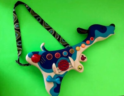 B Toys Woofer Hound Dog Guitar Puppy Kids Musical Instrument