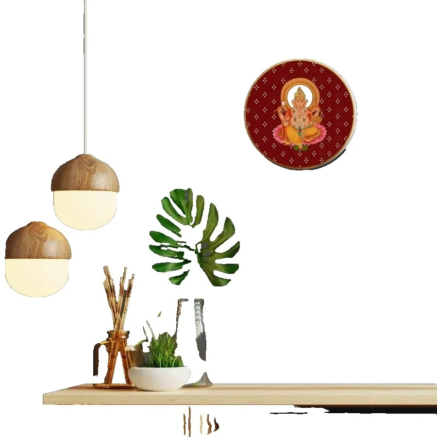 Placas decorativas tradicionales de madera