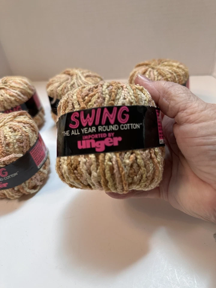 Lote de 6 hilos oscilantes Unger 100 % algodón 1,75 oz Col 8212 C1615 hechos/Francia Foto 2 de 4