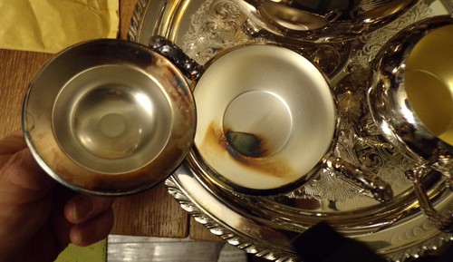 Onieda Silversmiths 1978 W.A. Rogers SilverPlated Holloware 4-Piece Coffee Set - Picture 7 of 20