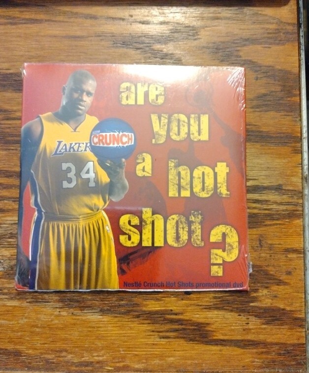 Shaq Nestle Crunch Bar 2004 Lakers Hot Shots BB Camp Promo DVD