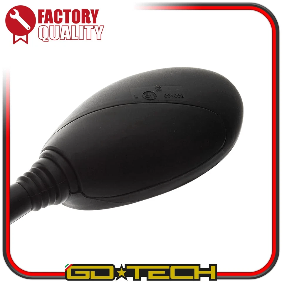 COPPIA SPECCHIETTI PIAGGIO VESPA ET2 ET4 50 125 150 SPECCHI RETROVISORI NERI - Immagine 3 di 4