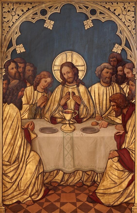 Tableau Cène Jésus 50x70 cm - Évitez les Murs Vides avec un Art Sacré Inspirant
