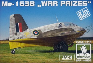 Brengun Models 1 144 Me 163b Komet War Prizes Model Kit 2 Kits In The Box Ebay
