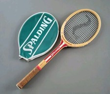 Vintage Wooden Tennis Racquet "Pancho Gonzales" Impact 333 with Spalding Cover