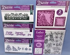 Crafter's Companion Season's Greetings Christmas Stamps  Dies Complete Set RARE