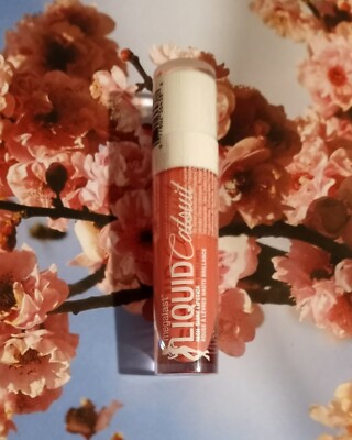 wet n wild Megalast Liquid Catsuit Lipstick, 941B Peach Stole My Look, 0.2 oz.
