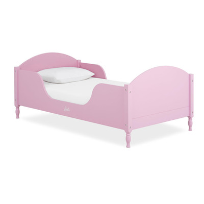 Evolur Barbie Dreamscape Wooden Toddler Bed In Pink Bsa Greenguard Gold