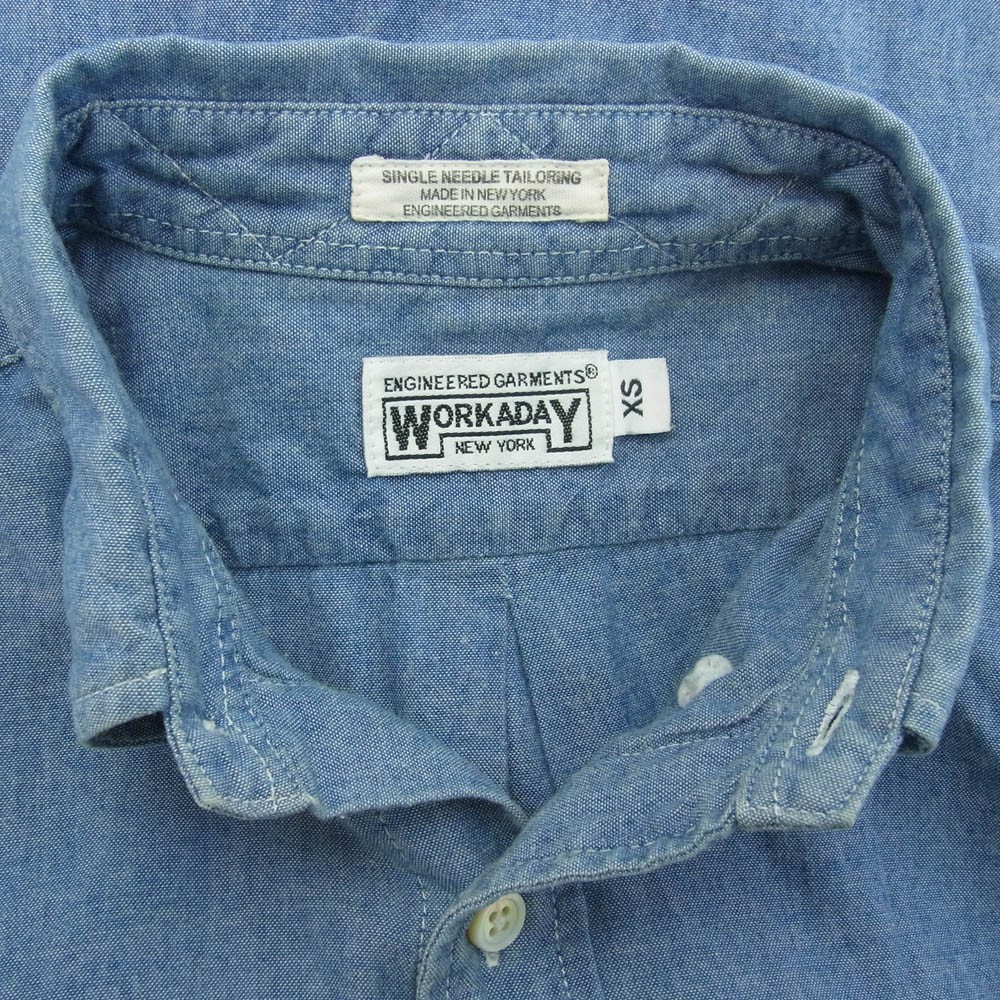 Engineered Garments WORKADAY Chambray Long Sleeve… - image 3