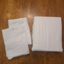 BedSure Duvet Cover Set - White - King 104  x 90  