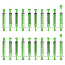 Feeding Syringes with Cap Syringes for Liquid Pet FeedingGreen10ml 20Pcs