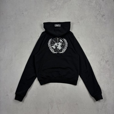  VERY RARE VETEMENTS Free Hugs Zip Up Hoodie Automne-Hiver 2018