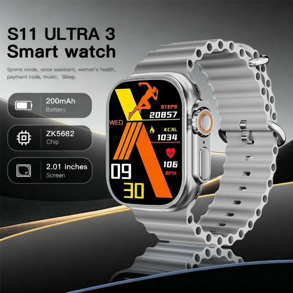 Women/men Smart Watch Fitness Bluetooth Call Watch for Android and IOS - Image 4 of 4