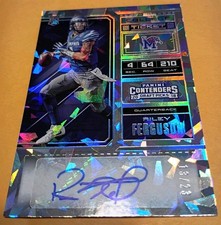 2018 Contenders Draft Picks #200 Riley Ferguson Cracked Ice Auto /23 Autograph 