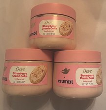Dove Crumbl Strawberry Crumb Cake Body Scrub ...