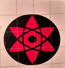 Uchiha Sasuke Mangekyo Sharingan vinyl decal sticker