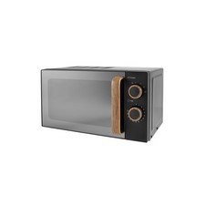 Matte Black Scandi 17L Manual Microwave