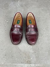 G.H. Bass Weejuns Heritage Larson Leather Penny Loafers Mens 8D Burgundy