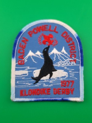 Baden Powell District 1977 Klondike Derby Patch BSA Cub Scouts America NEW