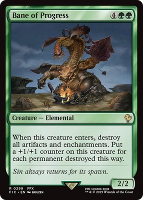 MTG Bane of Progress [FINAL FANTASY Commander] Near Mint Magic