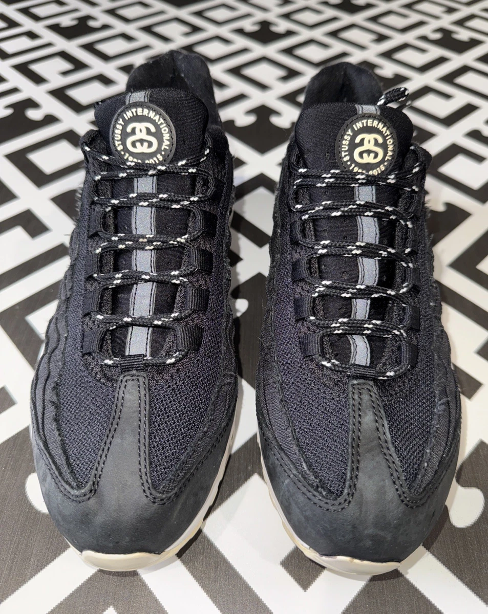Stussy x Nike Air Max 95 Black for Sale | Authenticity Guaranteed 